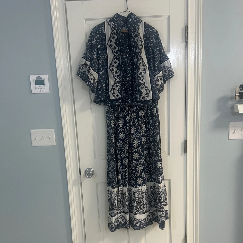 Sue Sartor 2 piece shirt and skirt - Picture 2 of 4